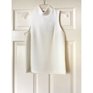 Boohoo White High Neck Blouse